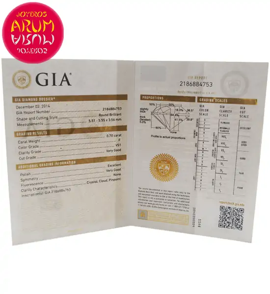 Suarez Ring 18K Gold with Diamond 0.70 ct. RAJ1452