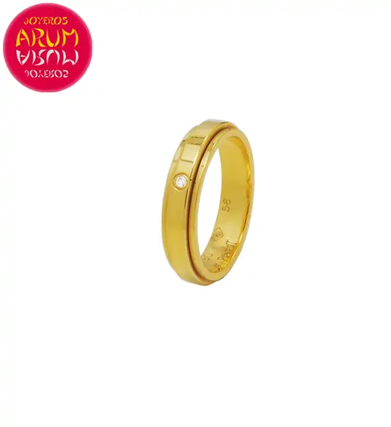 Piaget Ring Yellow Gold with Diamond RAJ1496 "SOLD"