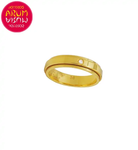 Piaget Ring Yellow Gold with Diamond RAJ1496 "SOLD"