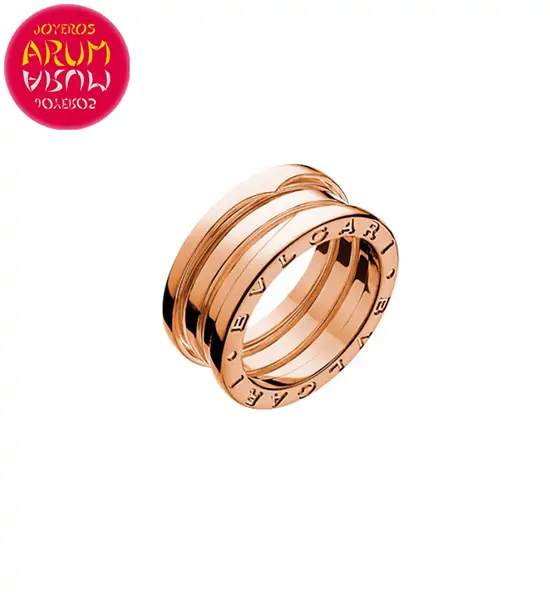 Bulgari B.Zero1 Ring Rose Gold 3 Band RAJ1160
