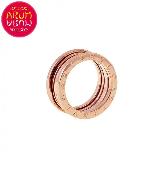 Bulgari B.Zero1 Ring Rose Gold 3 Band RAJ1160