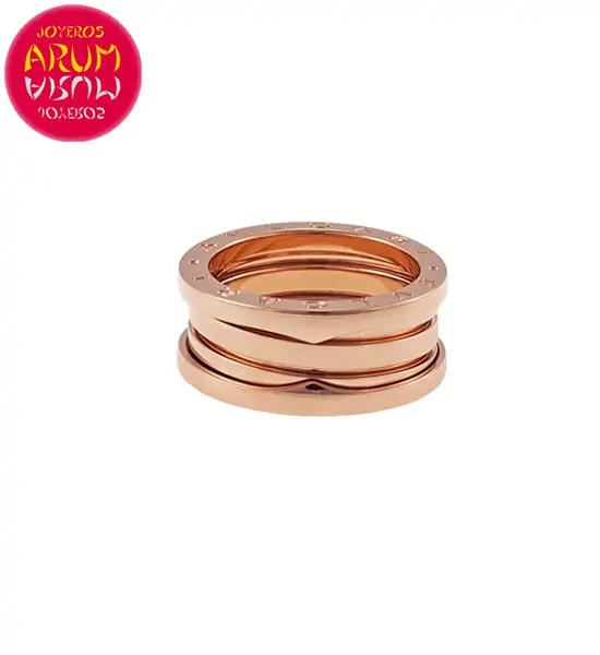 Bulgari B.Zero1 Ring Rose Gold 3 Band RAJ1160