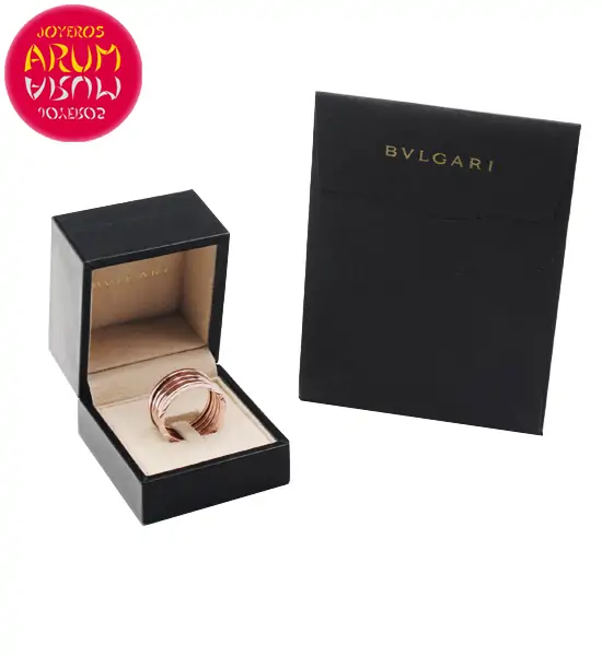 Bulgari B.Zero1 Ring Rose Gold 3 Band RAJ1160