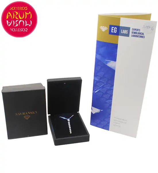 Savransky Pendant Gold with 8 Diamonds RAJ1521 "SOLD"