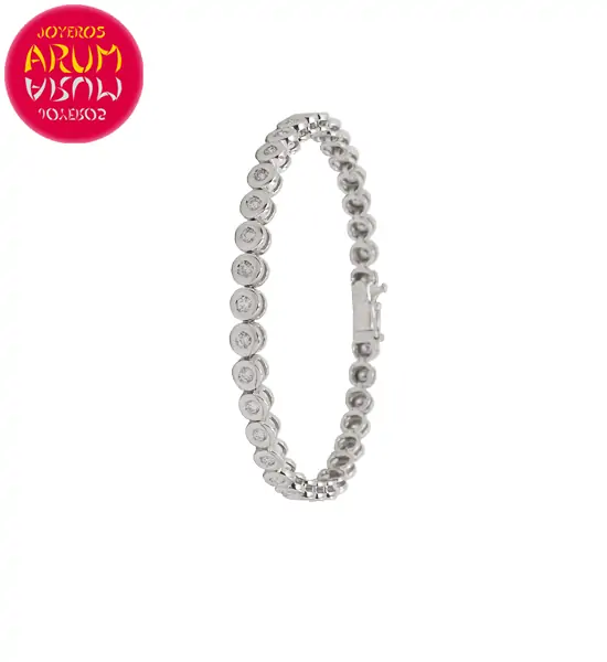 Riviere Bracelet Gold and Diamonds 1.54 ct. RAJ1526