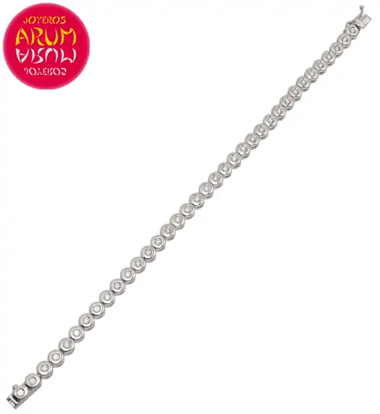 Riviere Bracelet Gold and Diamonds 1.54 ct. RAJ1526