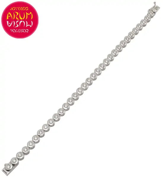 Riviere Bracelet Gold and Diamonds 1.94 ct. RAJ1525