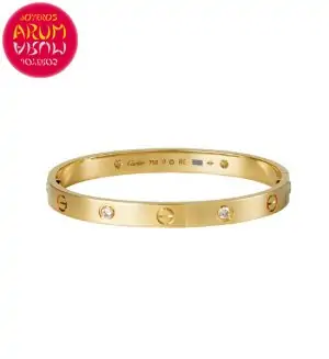 Cartier Love Bracelet Gold and Diamonds RAJ1612 "SOLD"