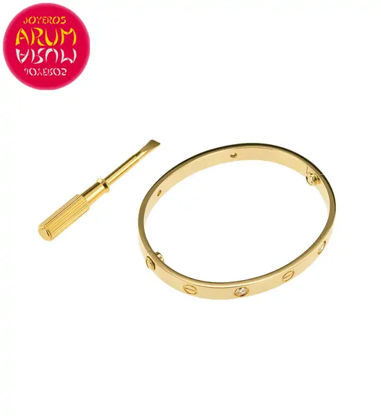 Cartier Love Bracelet Gold and Diamonds RAJ1612 "SOLD"