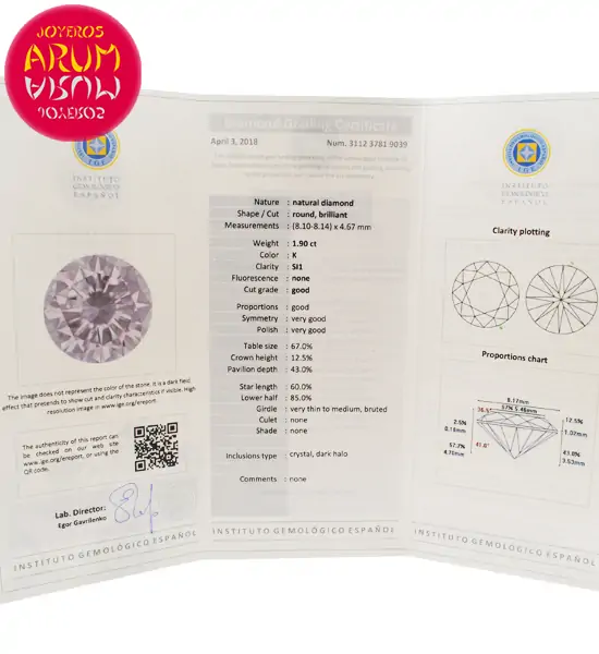 White Gold Ring with Diamond 1.90 ct RAJ1616 White Gold Ring with Diamond 1.90 ct RAJ1616