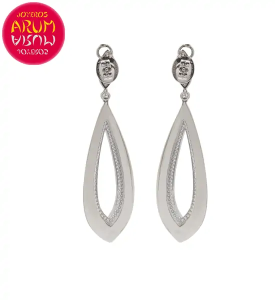 Suarez Earrings Gold Quartz and Diamonds RAJ1629