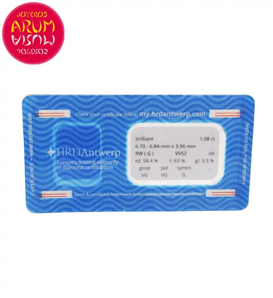 Diamond for Investment 1.08 ct. RAJ1639