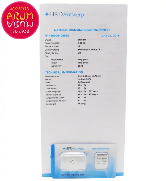 Diamond for Investment 1.00 ct. RAJ1645