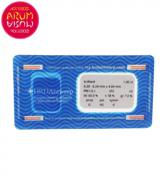 Diamond for Investment 1.00 ct. RAJ1638