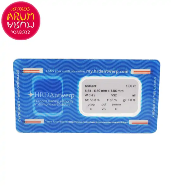 Diamond for Investment 1.00 ct. RAJ1633